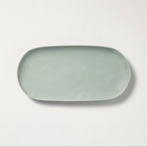New Ceramic 14” Oval Serving Platter in Blue by Hearth & Hand with Magnolia